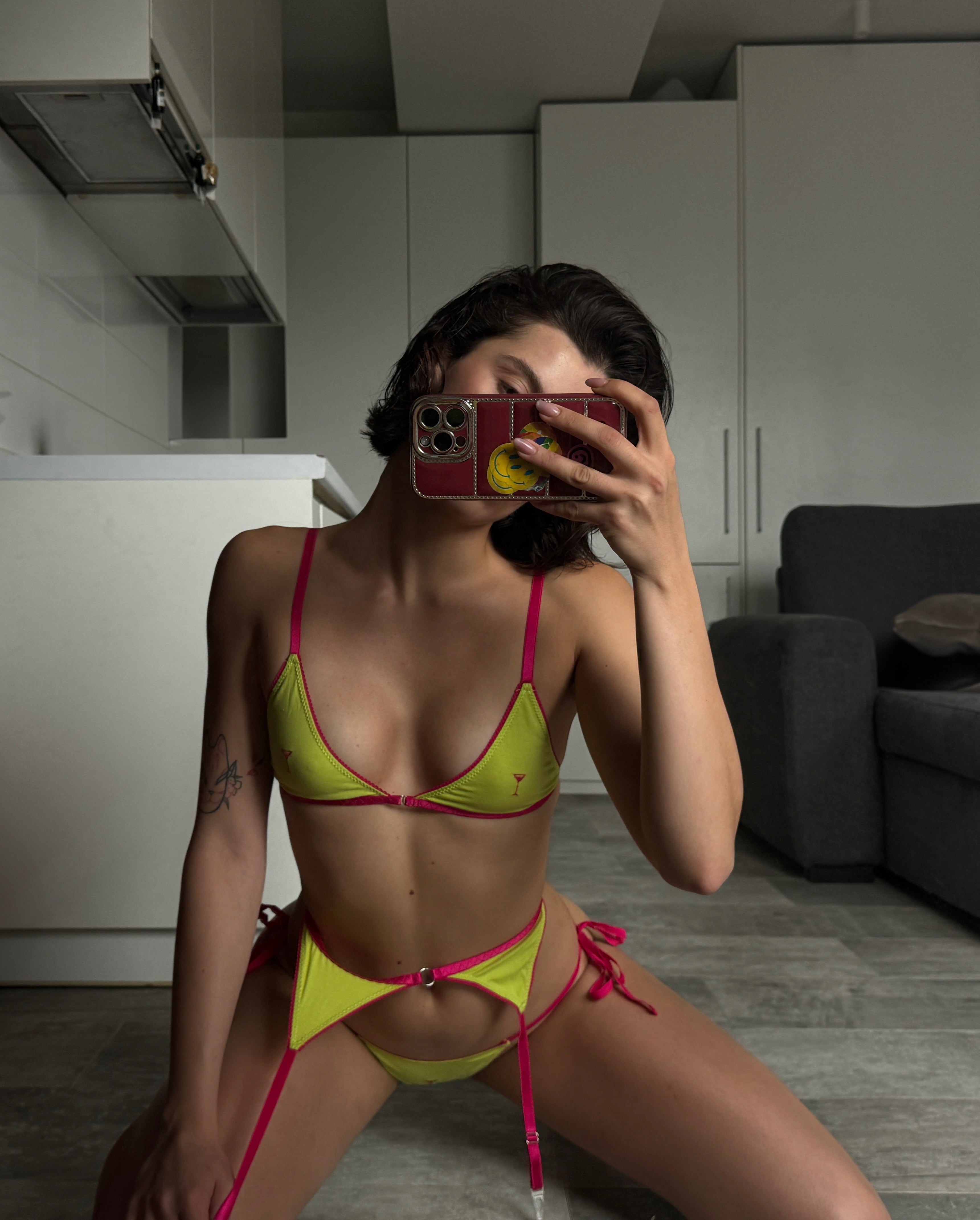 Mandy Party Lime soft bra