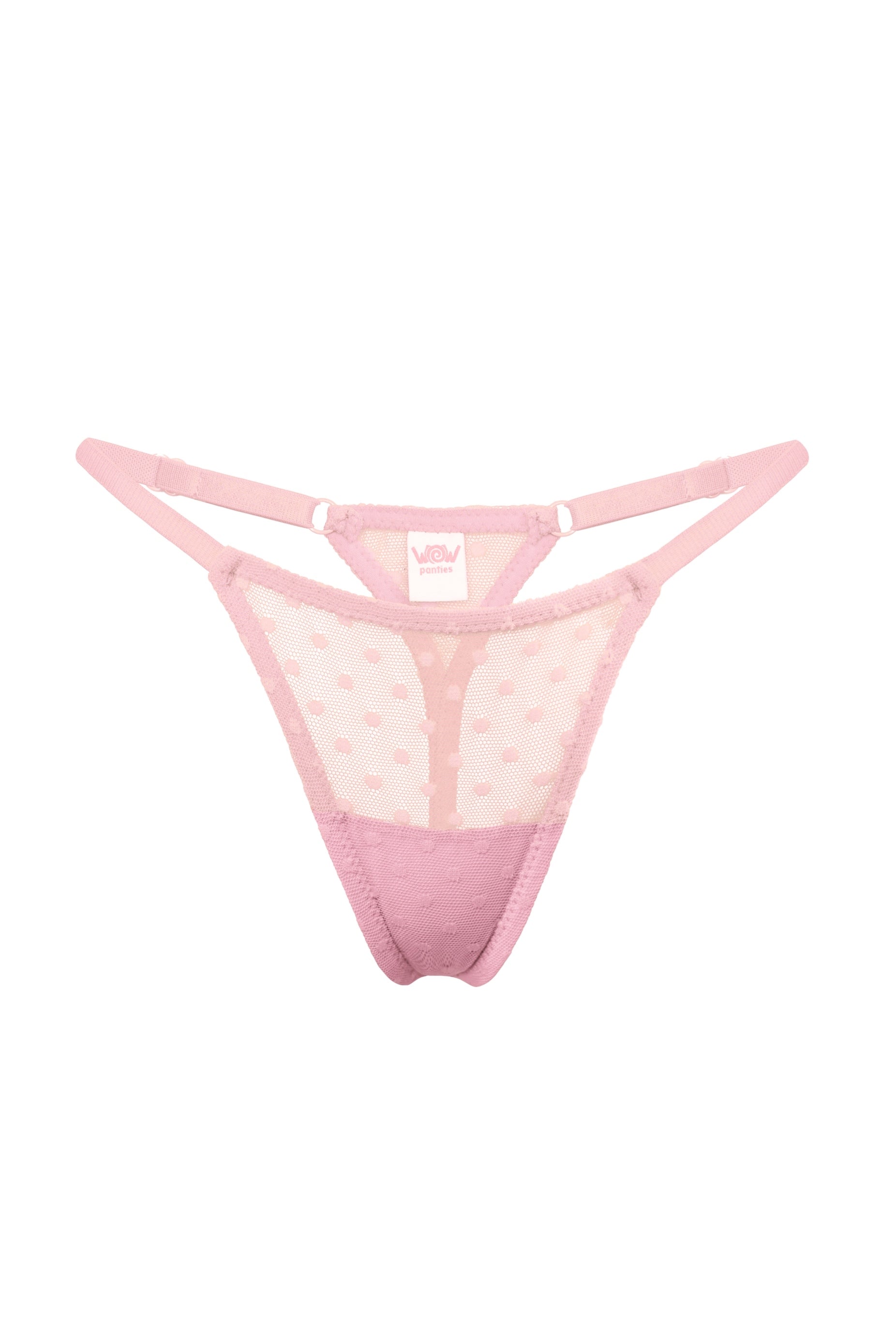 Mimi Pink dots thongs