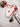 Mandy Strawberries white thongs with ties