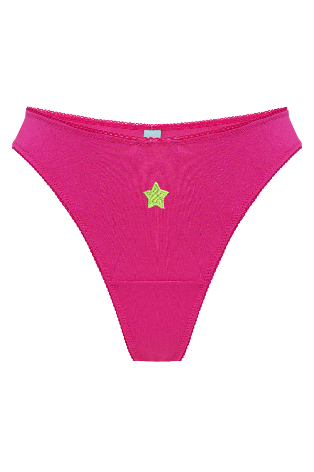 Mandy Stars Fuchsia thongs