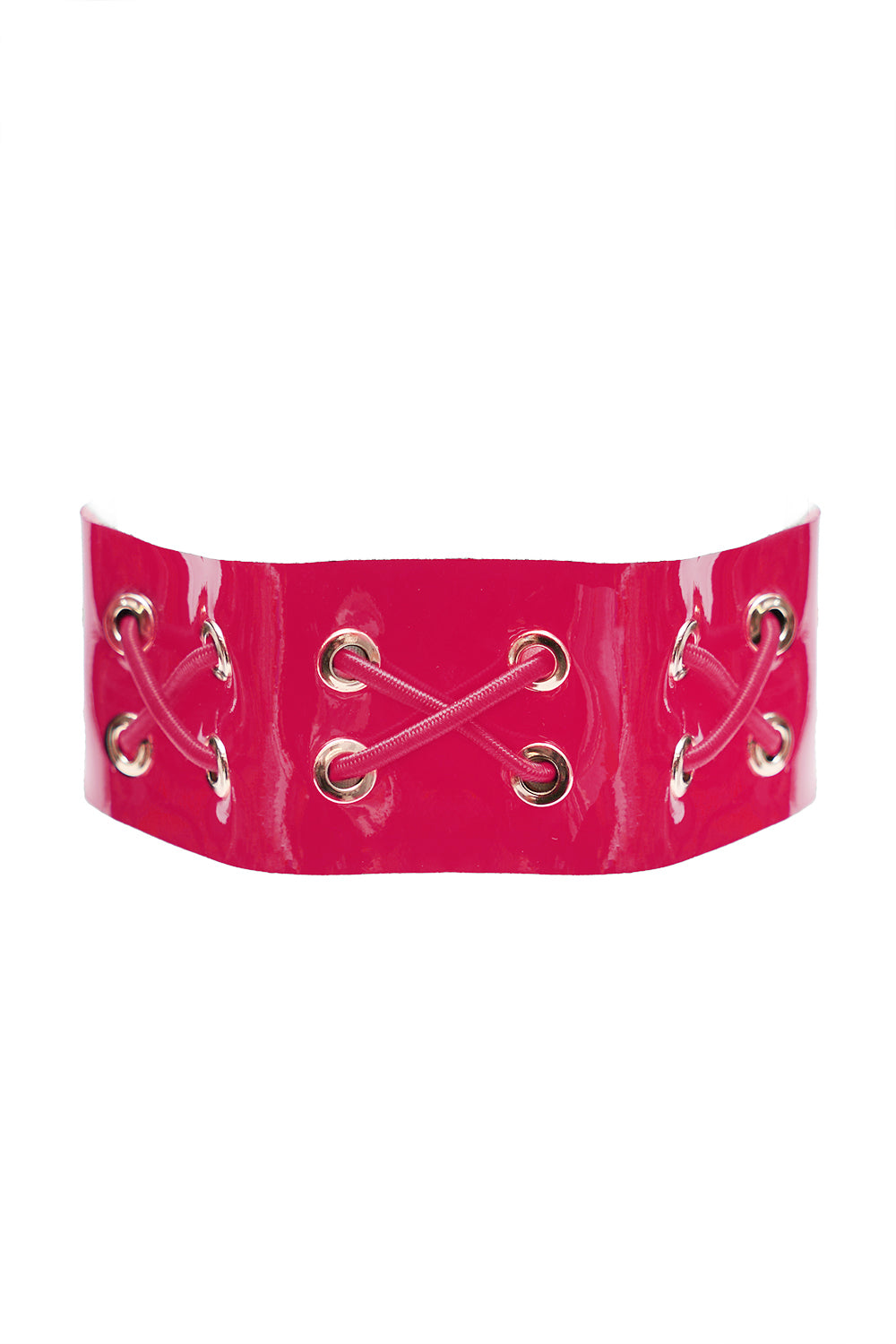 Cross Fuchsia choker by Secret Room