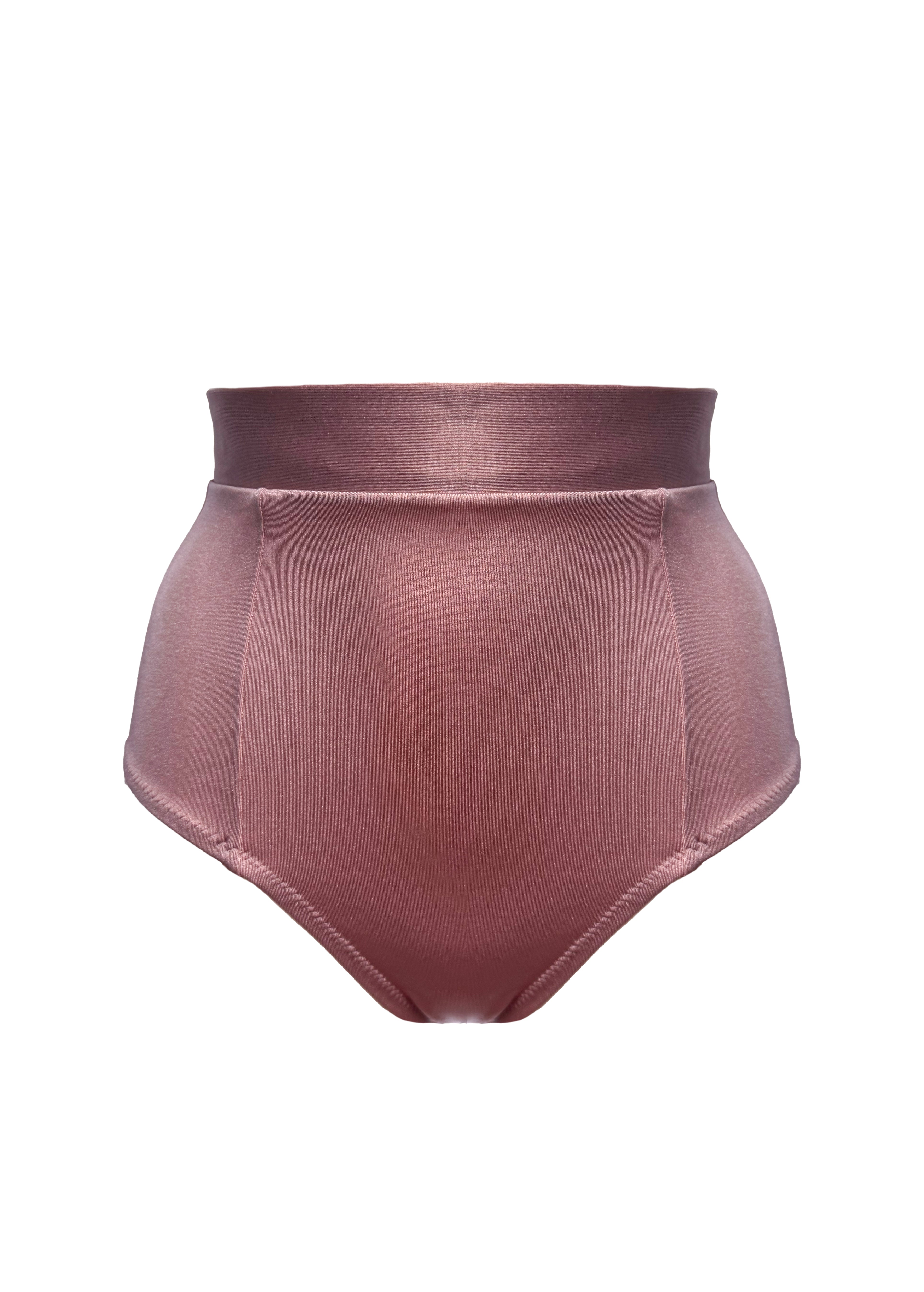 Audrey Quartz Basic high waisted bikini bottom