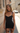 Cymothoe Black garter dress for YULIA NELSON