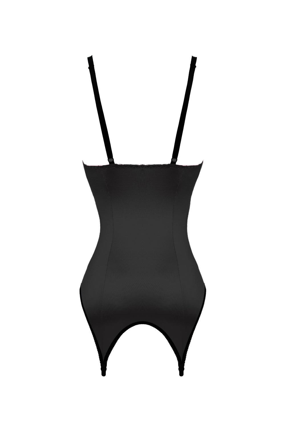 Lupessa black soft garter dress