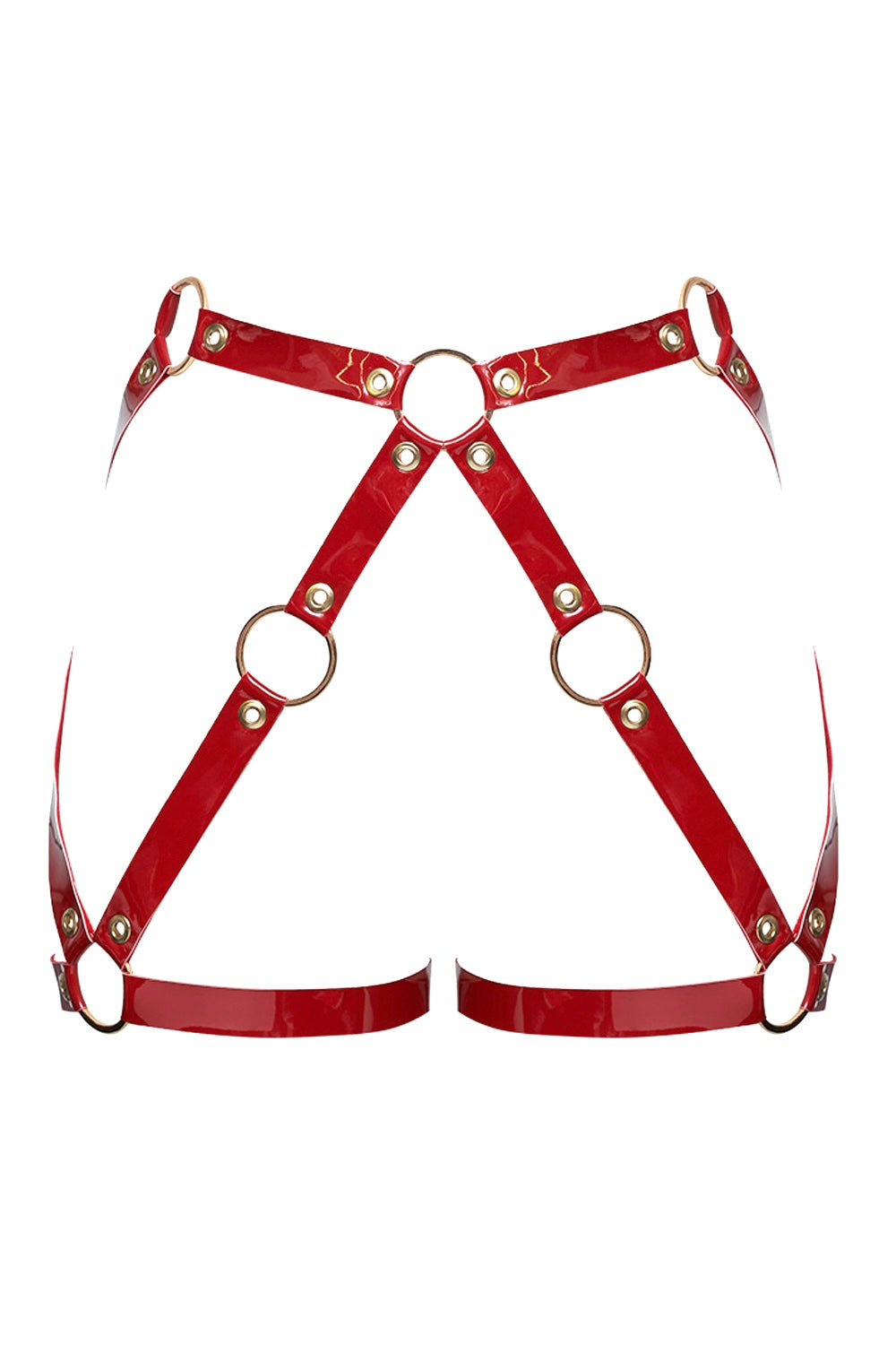 Geoma Red open belt by Secret Room