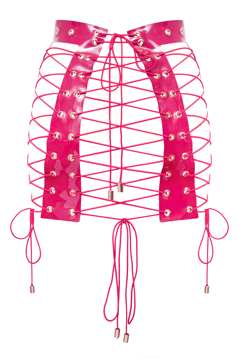 Provocateur Fuchsia corset skirt by Secret Room