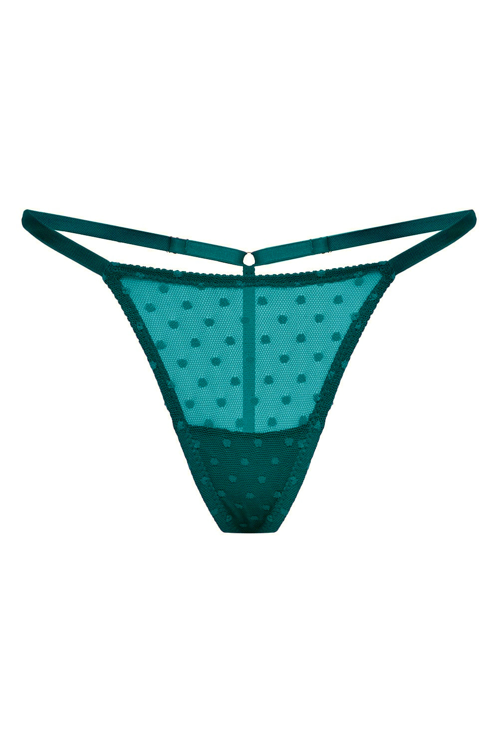Mimi Emerald dots ultra thongs