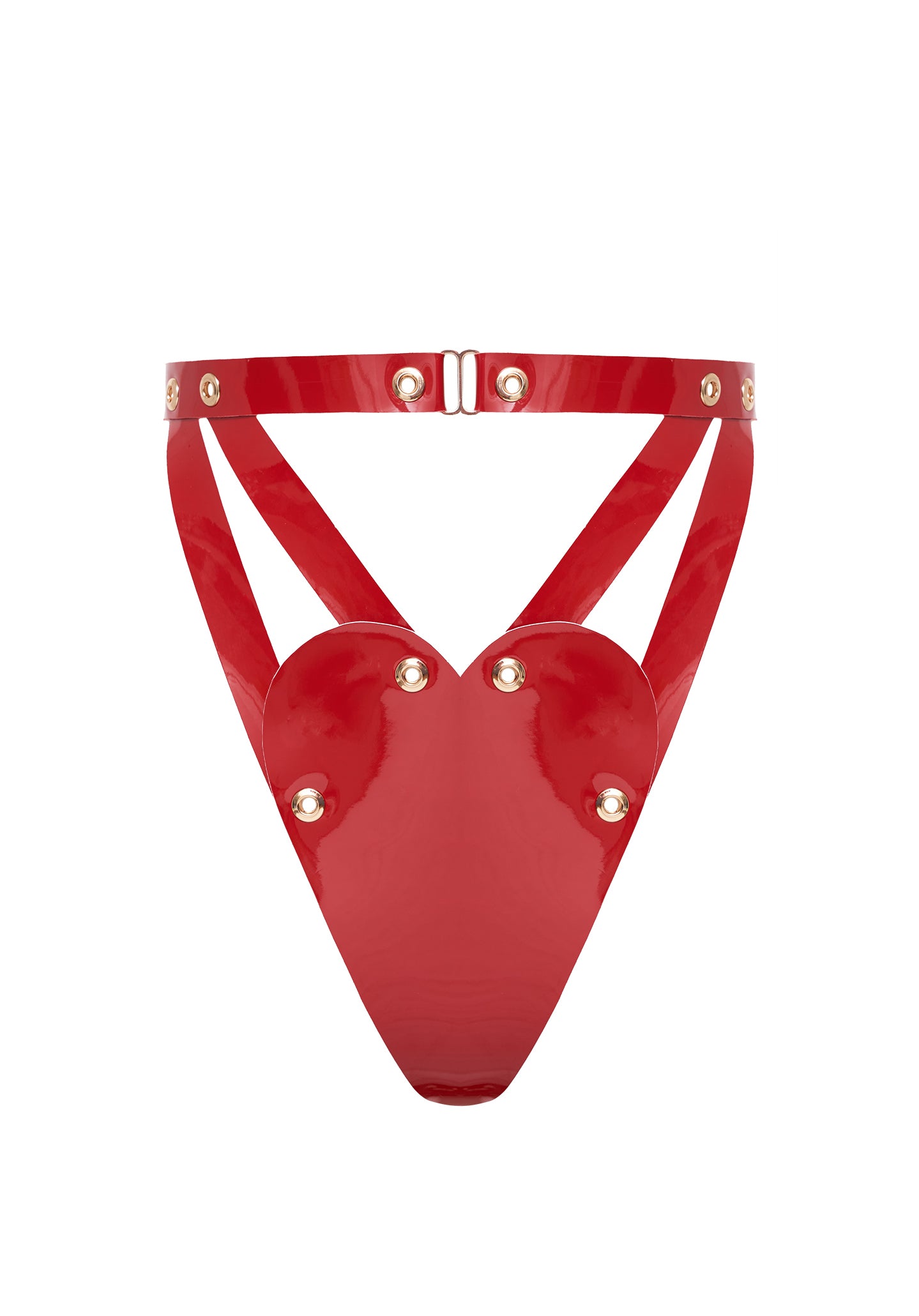 Hearts Red thongs by Secret Room