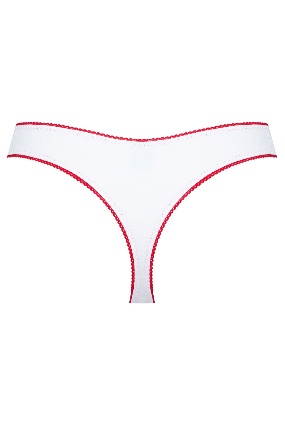 Mandy Strawberries white thongs
