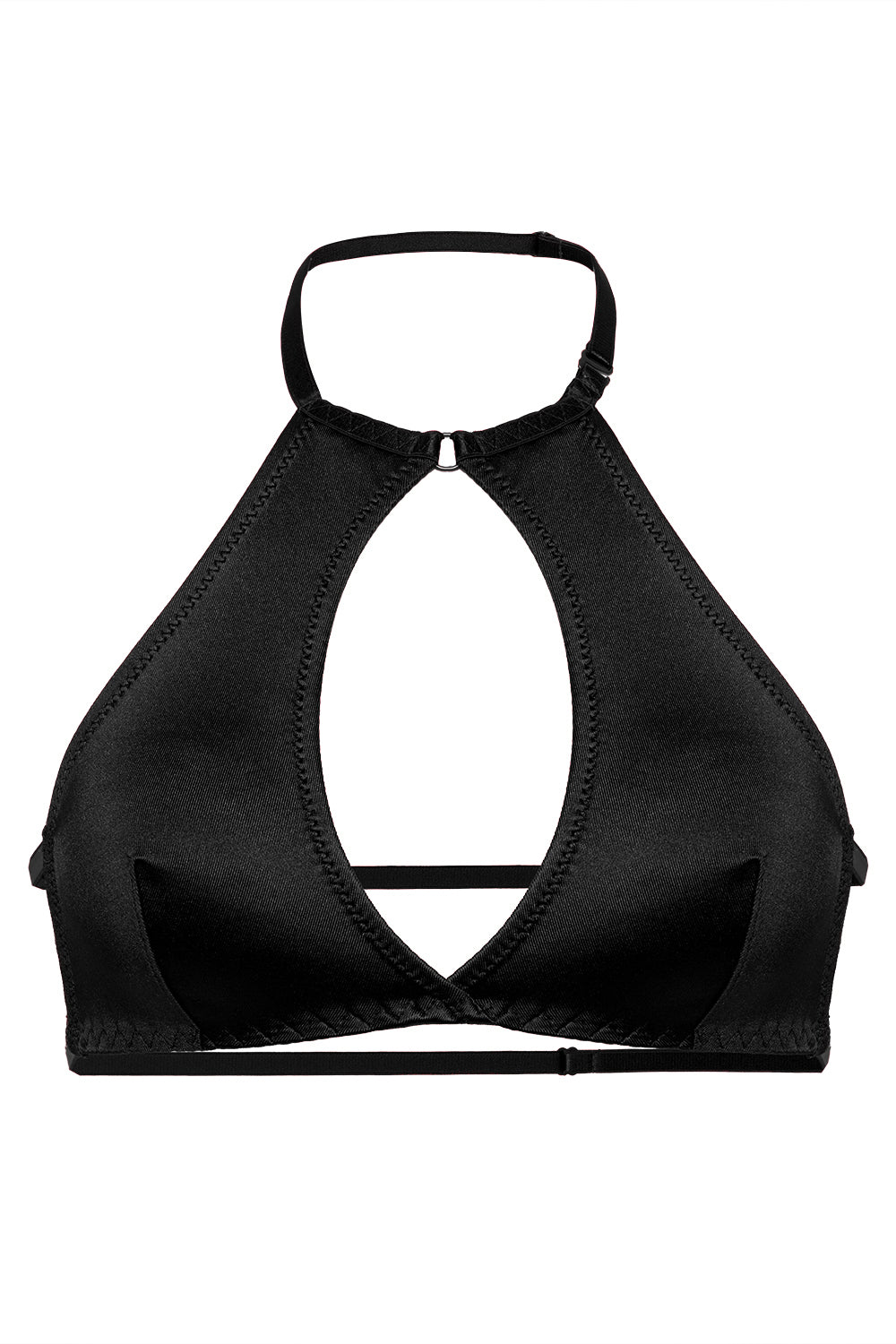 Rozie Black halter bra by Secret Room