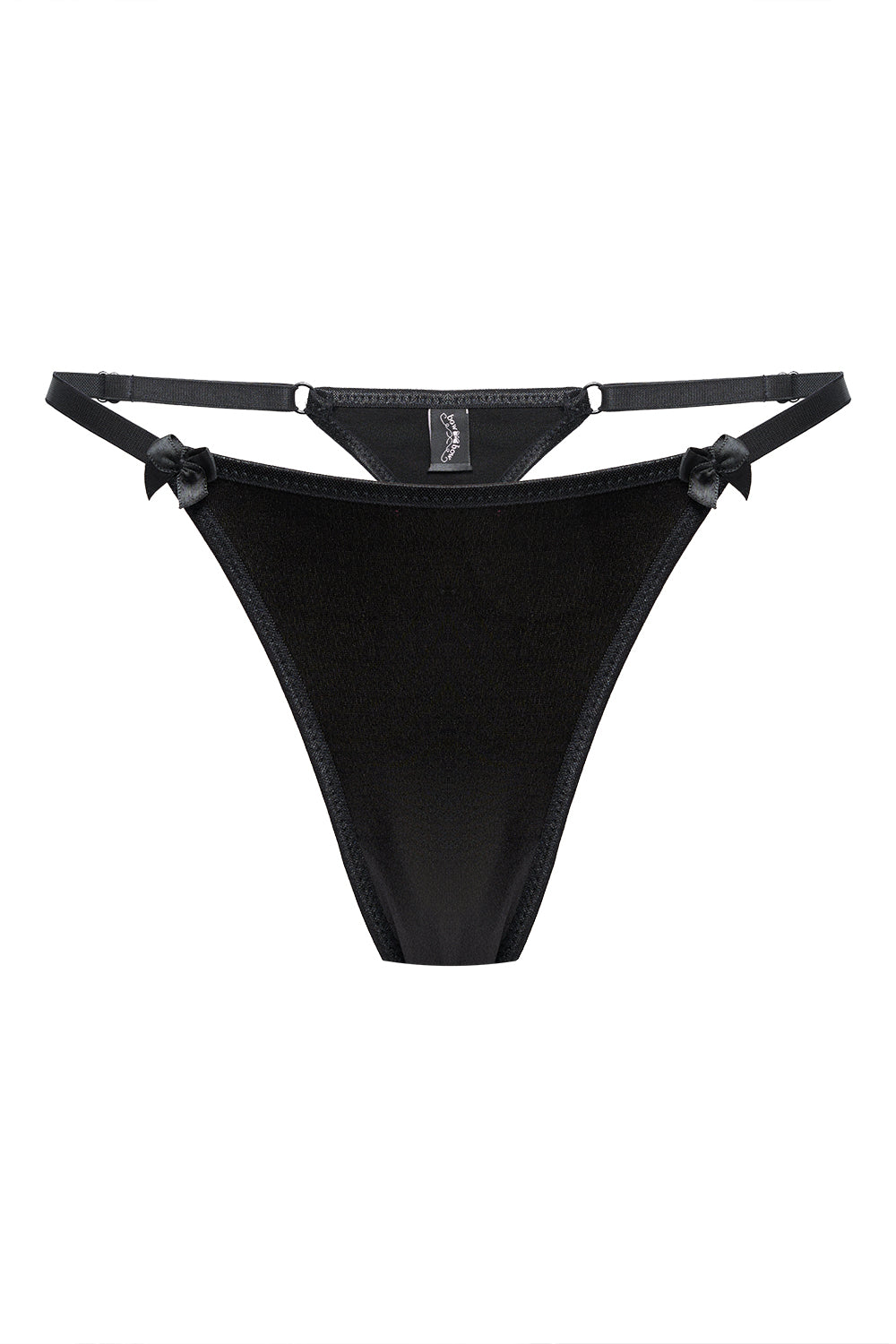 Valessa Black thongs