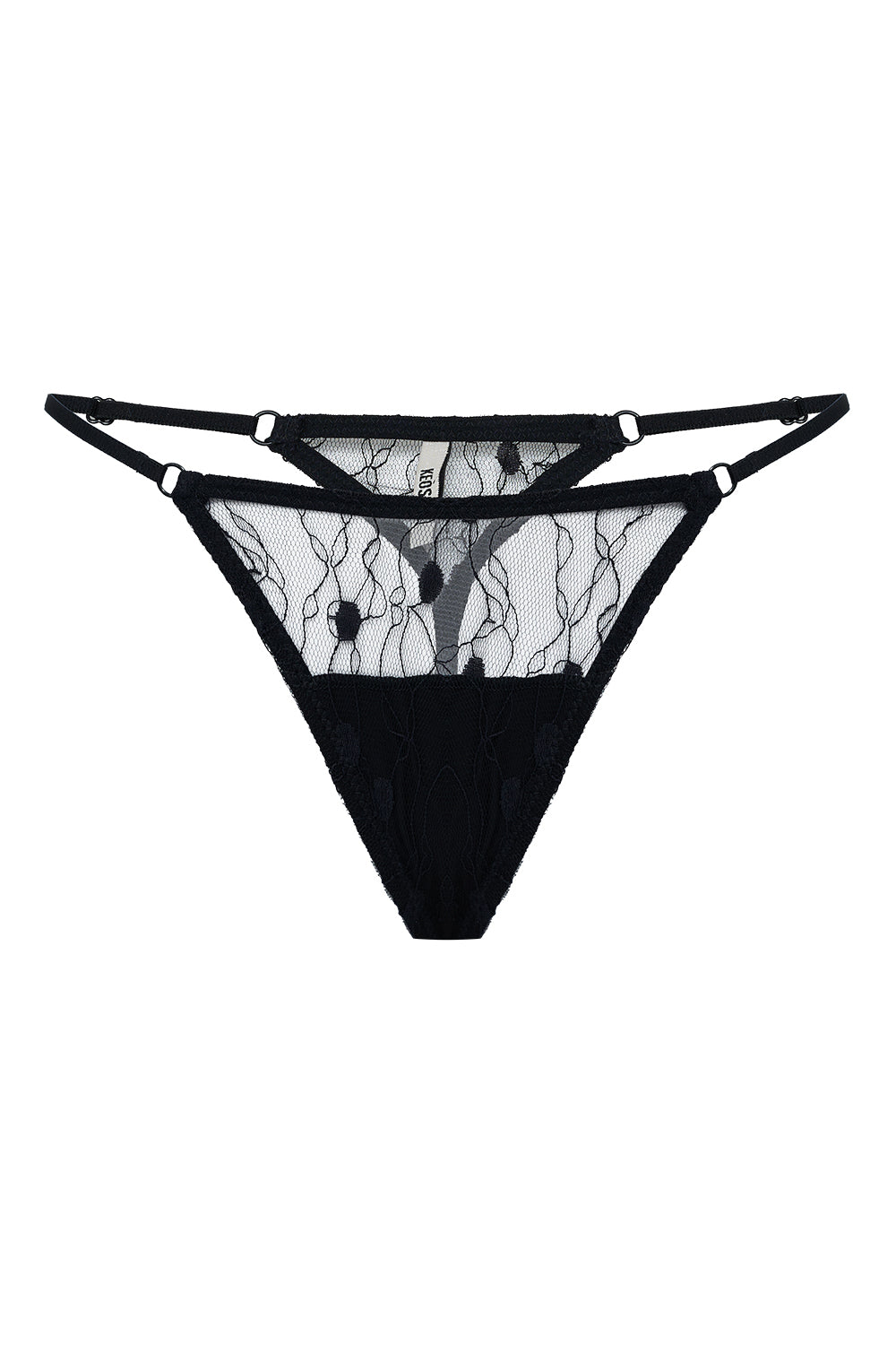 Angelita black ultra thongs