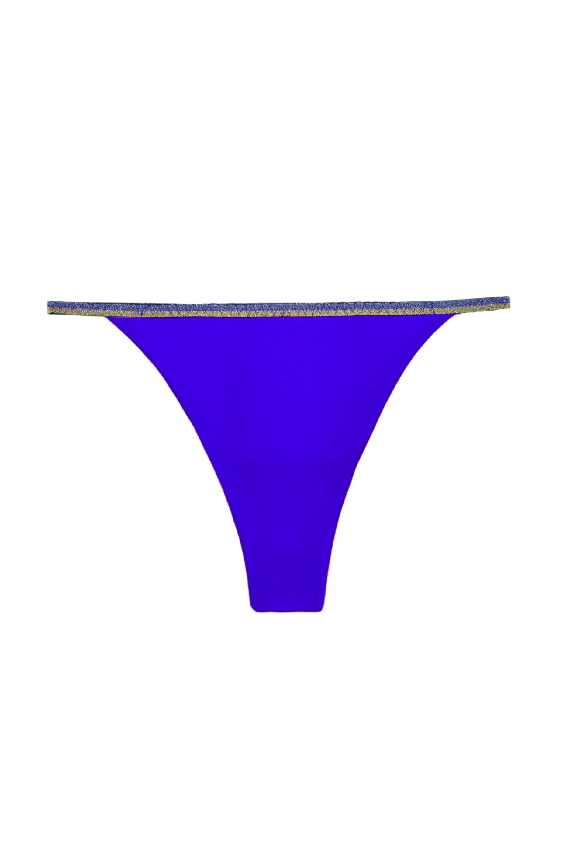 Flexy Blue gold thongs