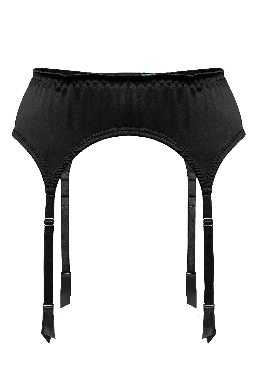 Candy black garter belt