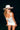 Cymothoe Ivory garter dress for YULIA NELSON