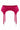 Candy fuchsia garter belt