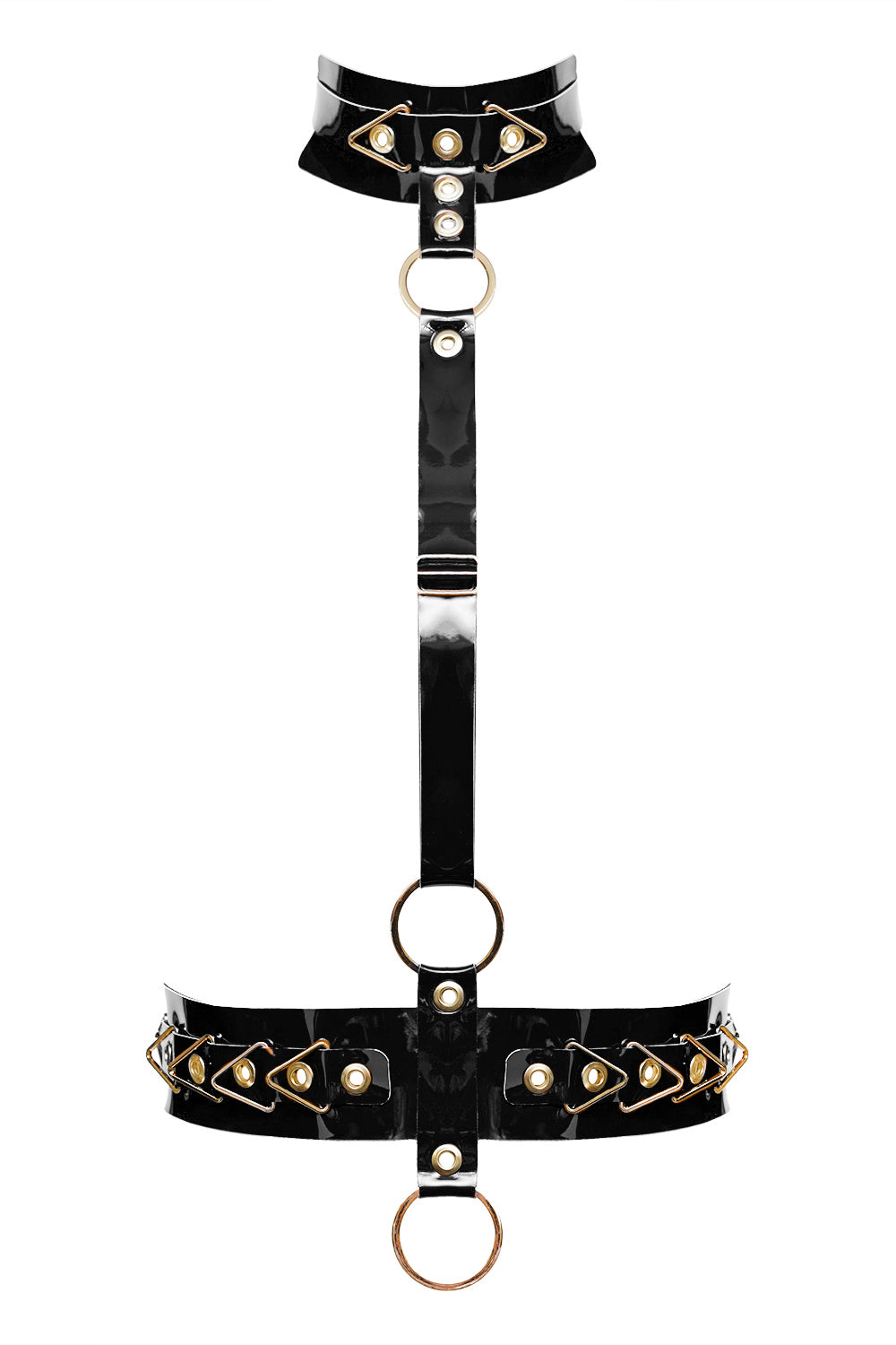 Crush Black halter belt by Secret Room