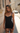 Cymothoe Black garter dress for YULIA NELSON