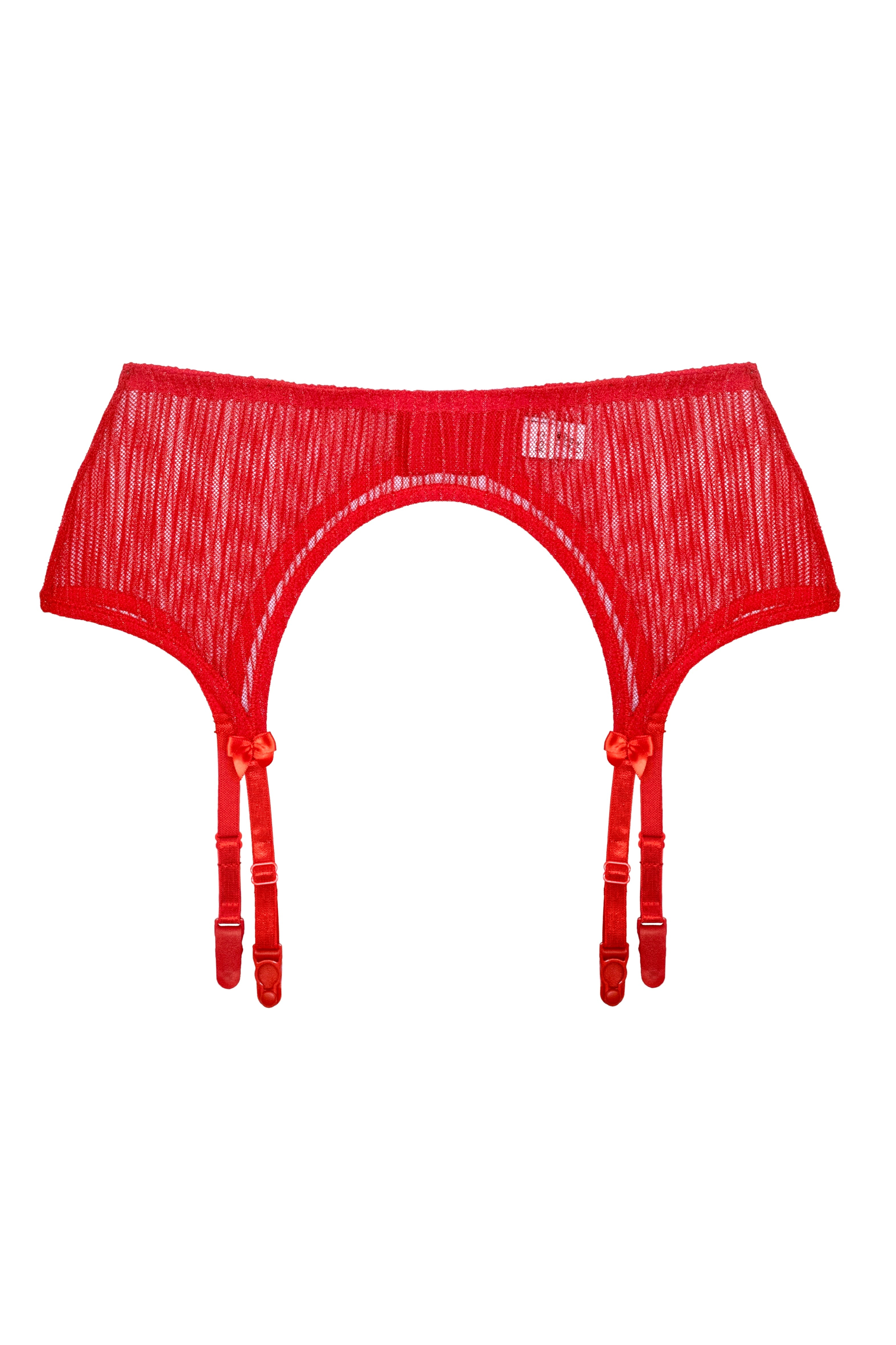 Lessie Red garter belt