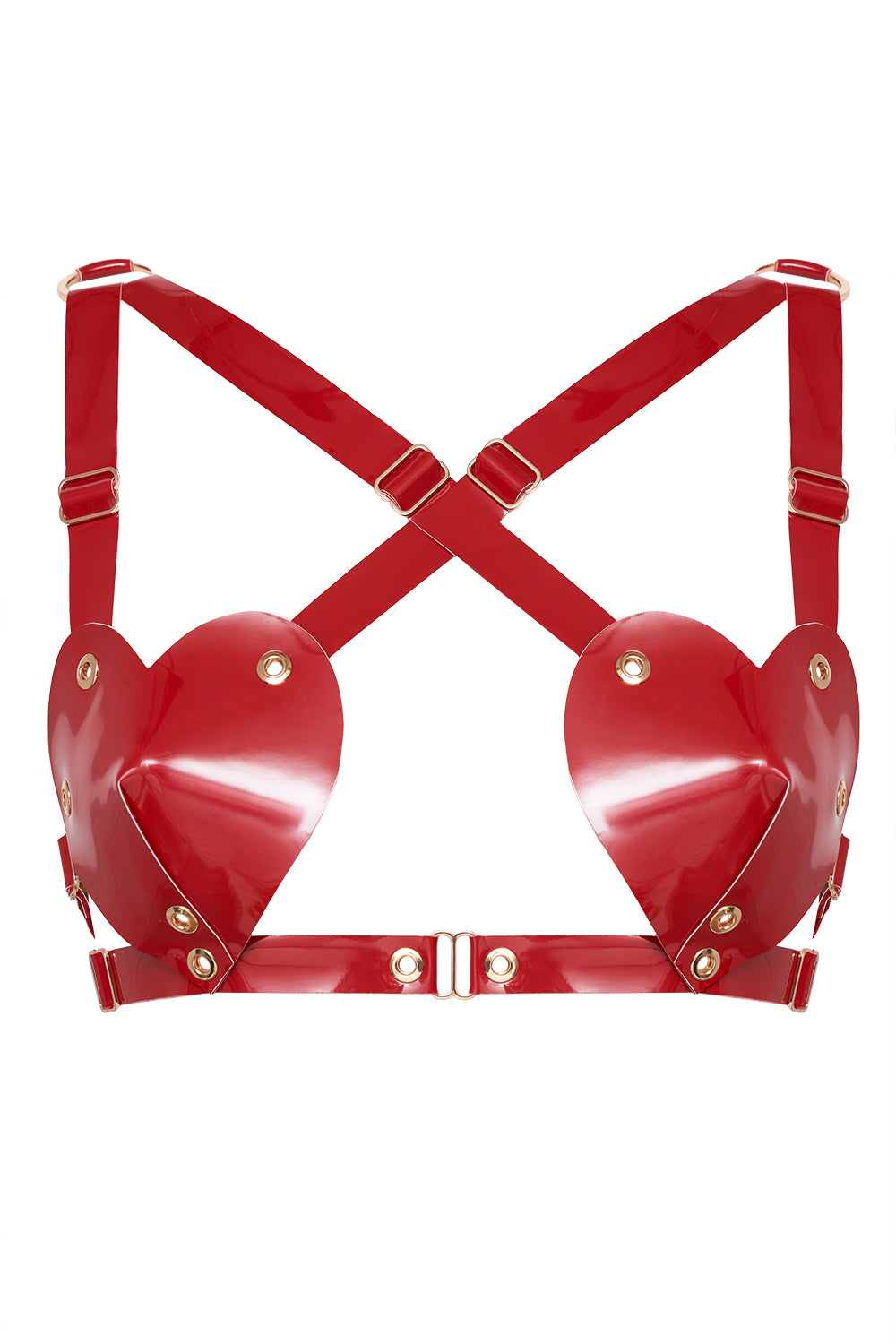 Hearts Red bra by Secret Room