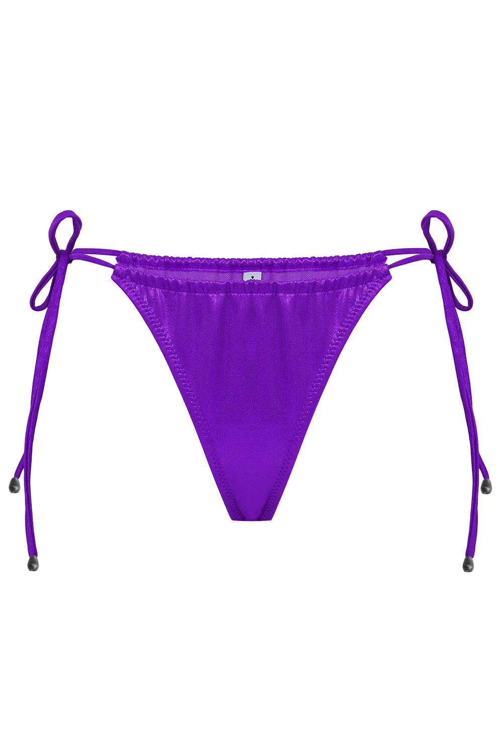 Amelia metallic violet bikini bottom