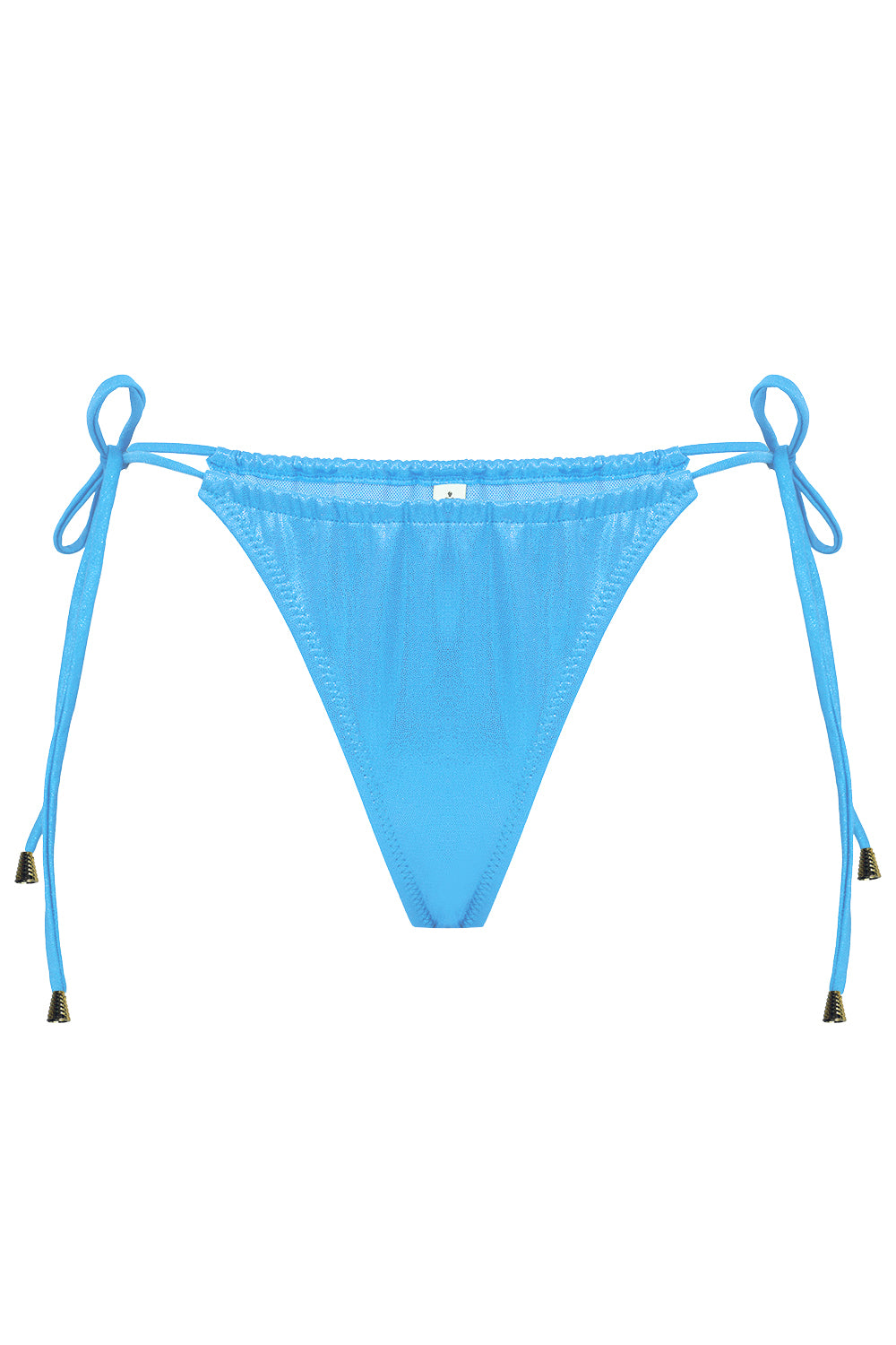 Amelia Metallic Ocean bikini bottom