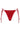 Amelia metallic red bikini bottom