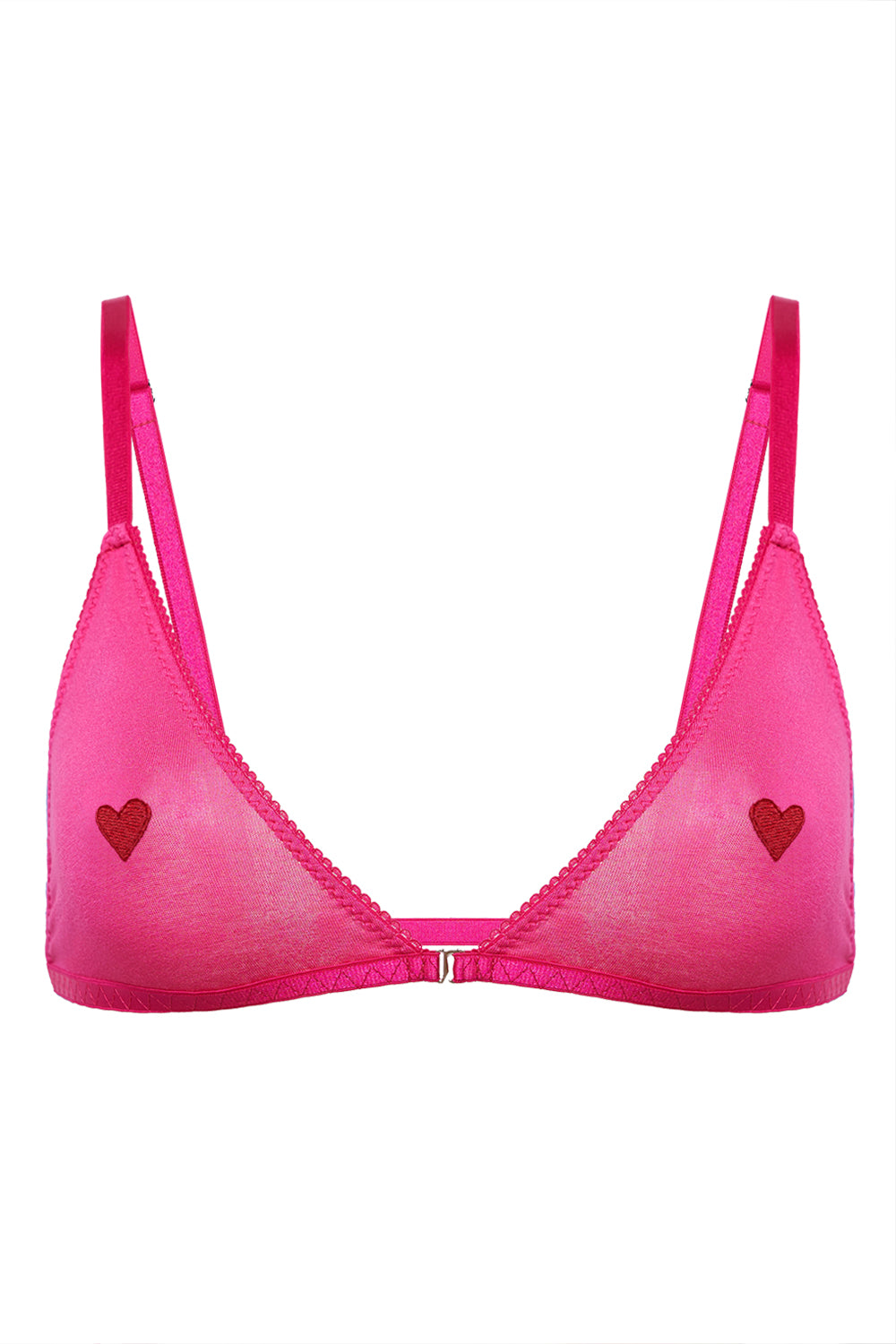 Mandy Heart Fuchsia soft bra