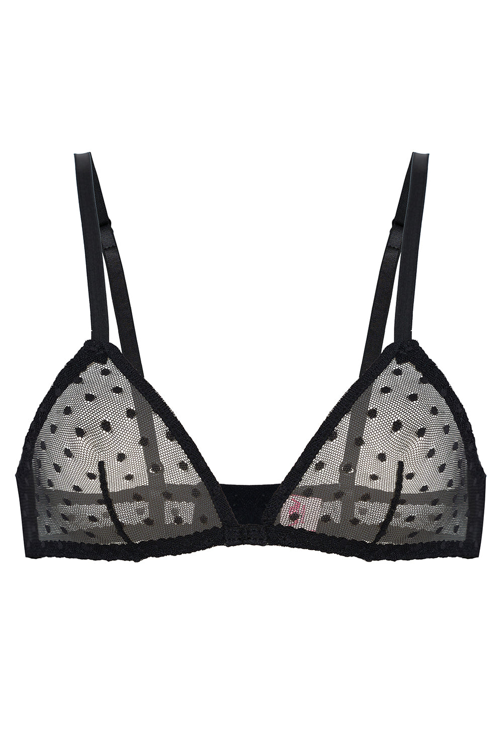 Mimi Black dots soft bra