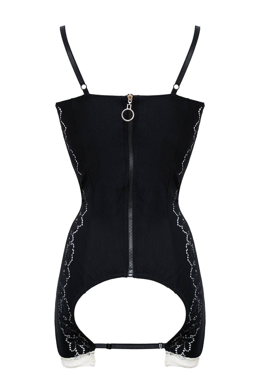 Governess Black garter dress