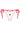 Mandy Strawberries white thongs with ties