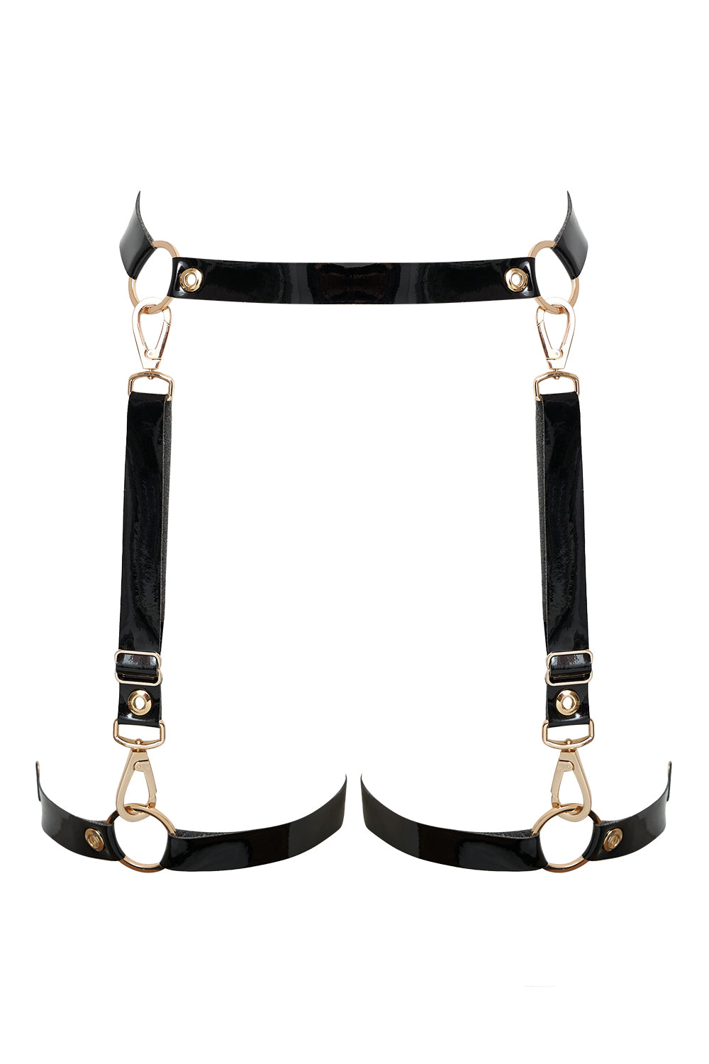 Larah Black open belt by Secret Room