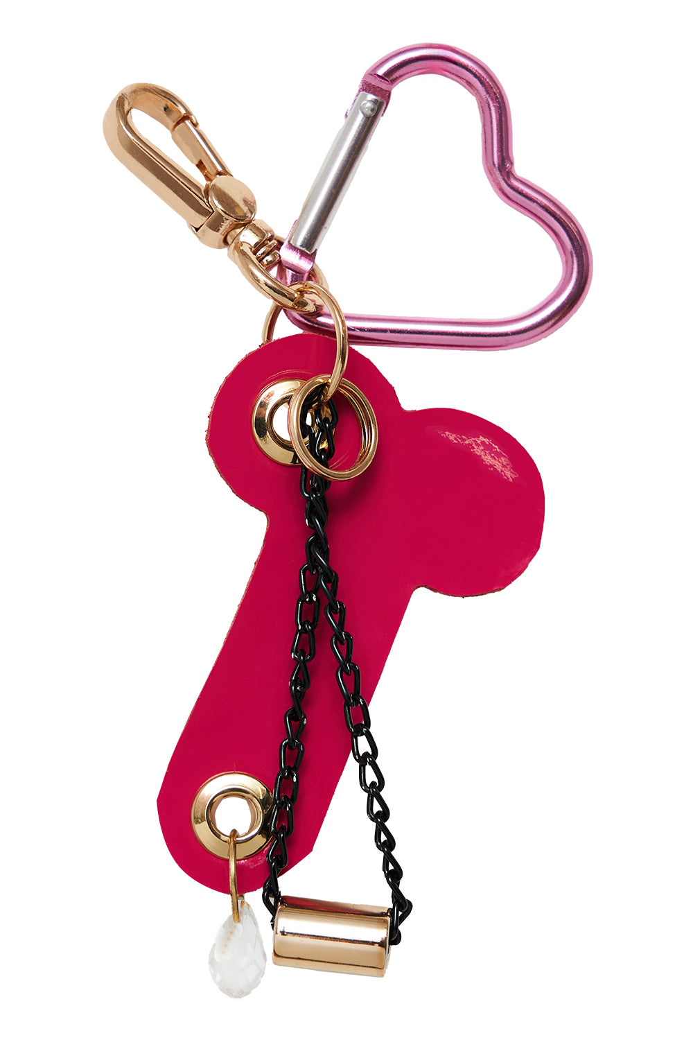 Dickie Fuchsia keychain by Secret Room