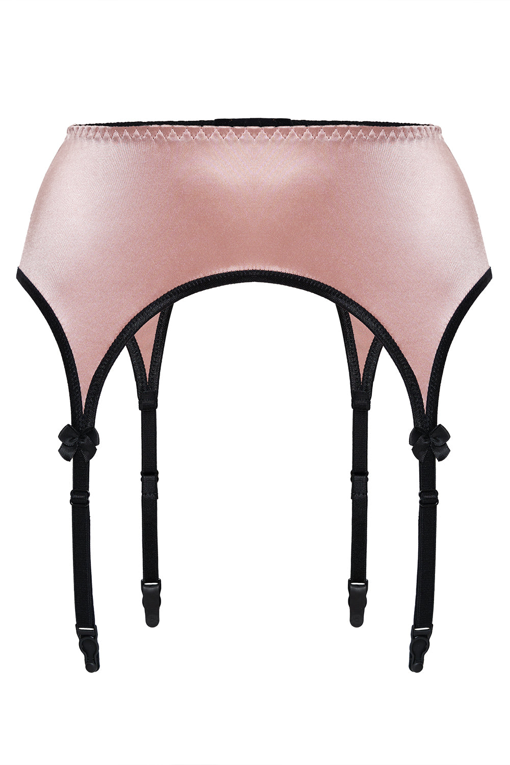 Valessa Gloss pink garter belt