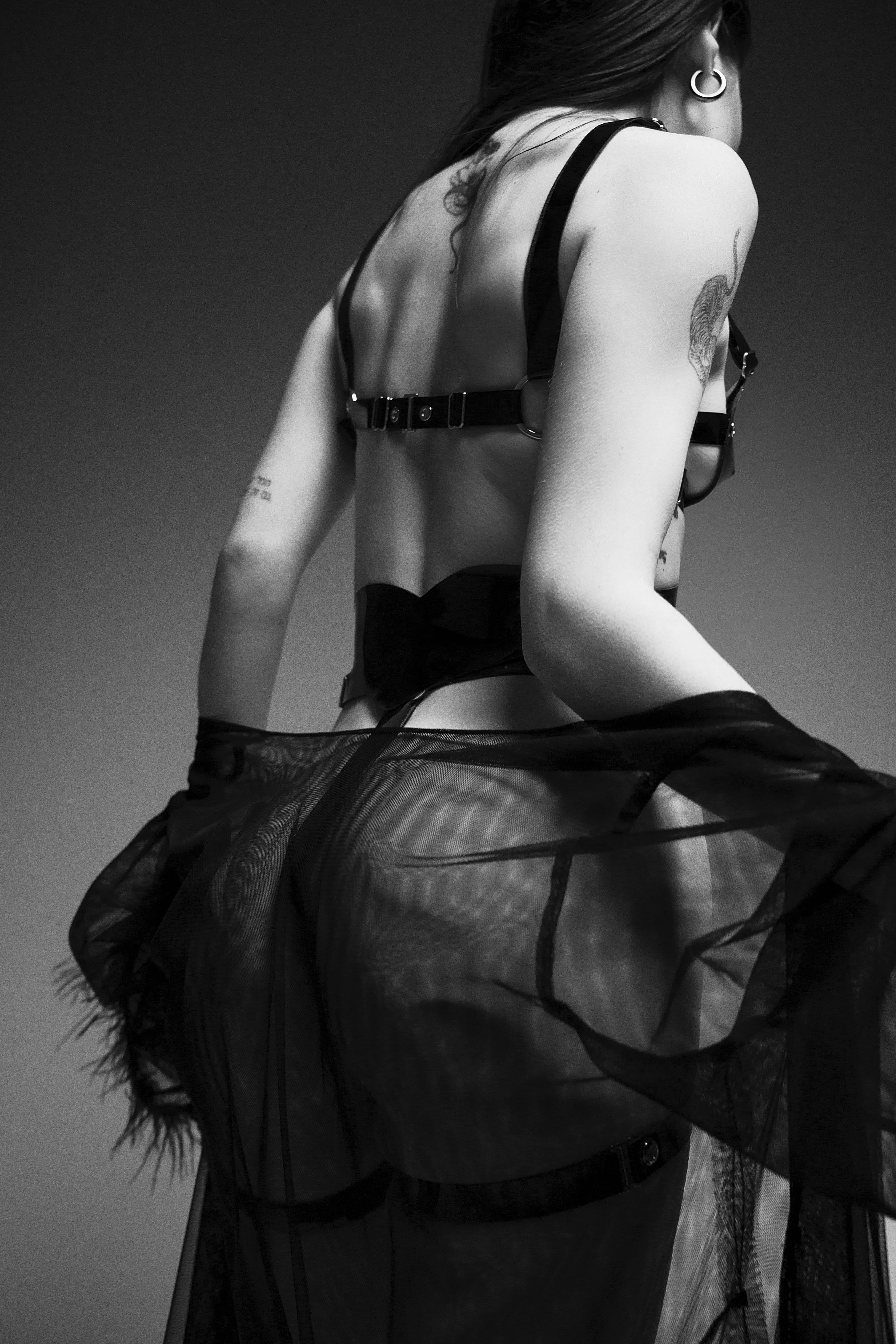 Hearts Black bra by Secret Room