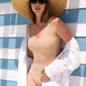 Symmetria Light Beige swimsuit - yesUndress