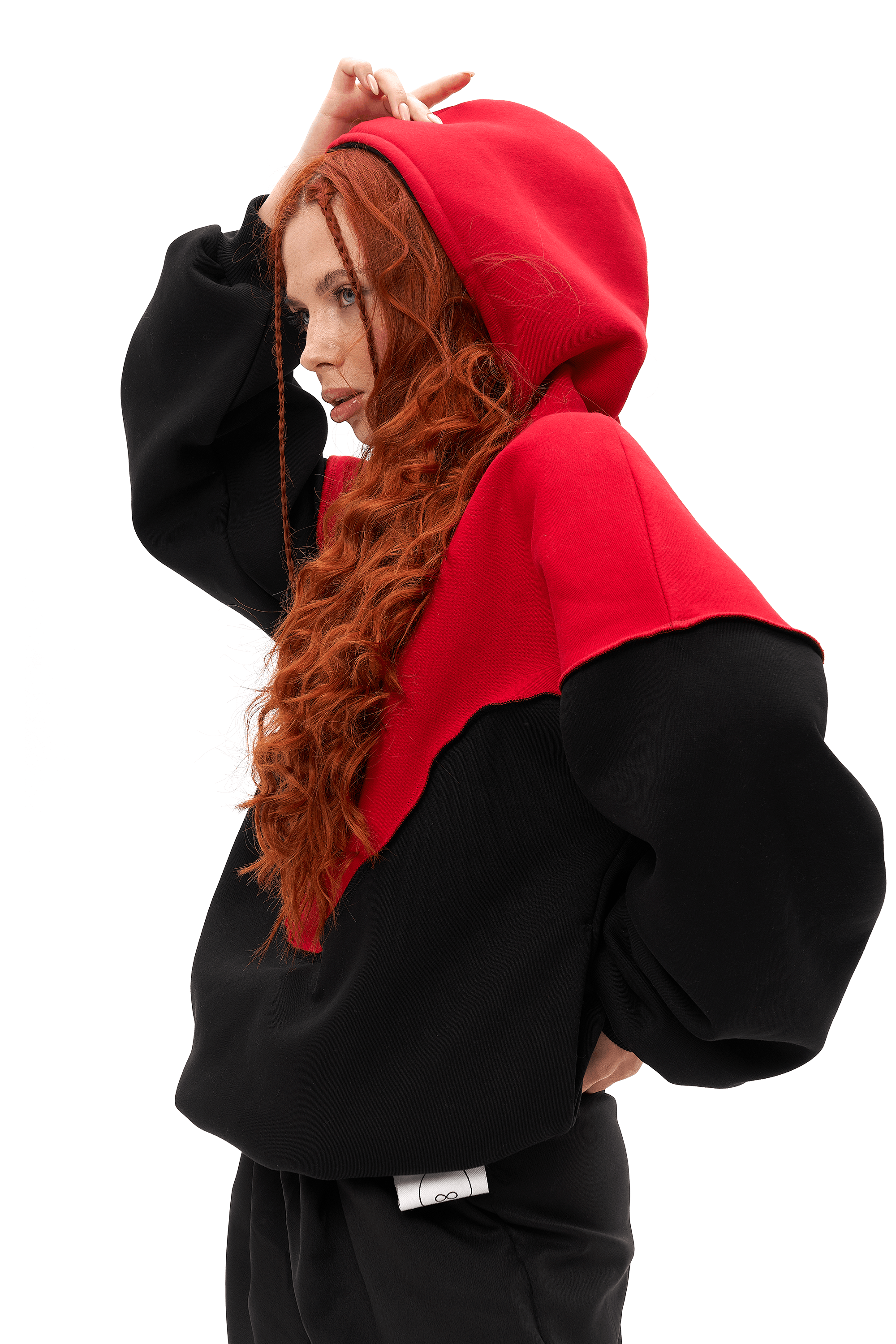 BE Black Red hoodie - yesUndress