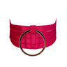 Fuchsia choker with ring - yesUndress