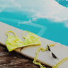Tonic Yellow bikini top - yesUndress