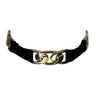 Black triple gold chain choker - yesUndress