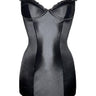 Valessa Gloss Black garter dress - yesUndress