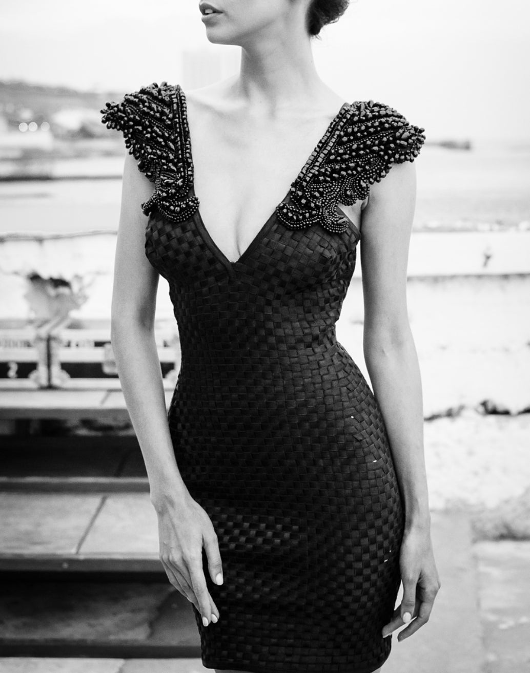 Lamprima Black couture dress