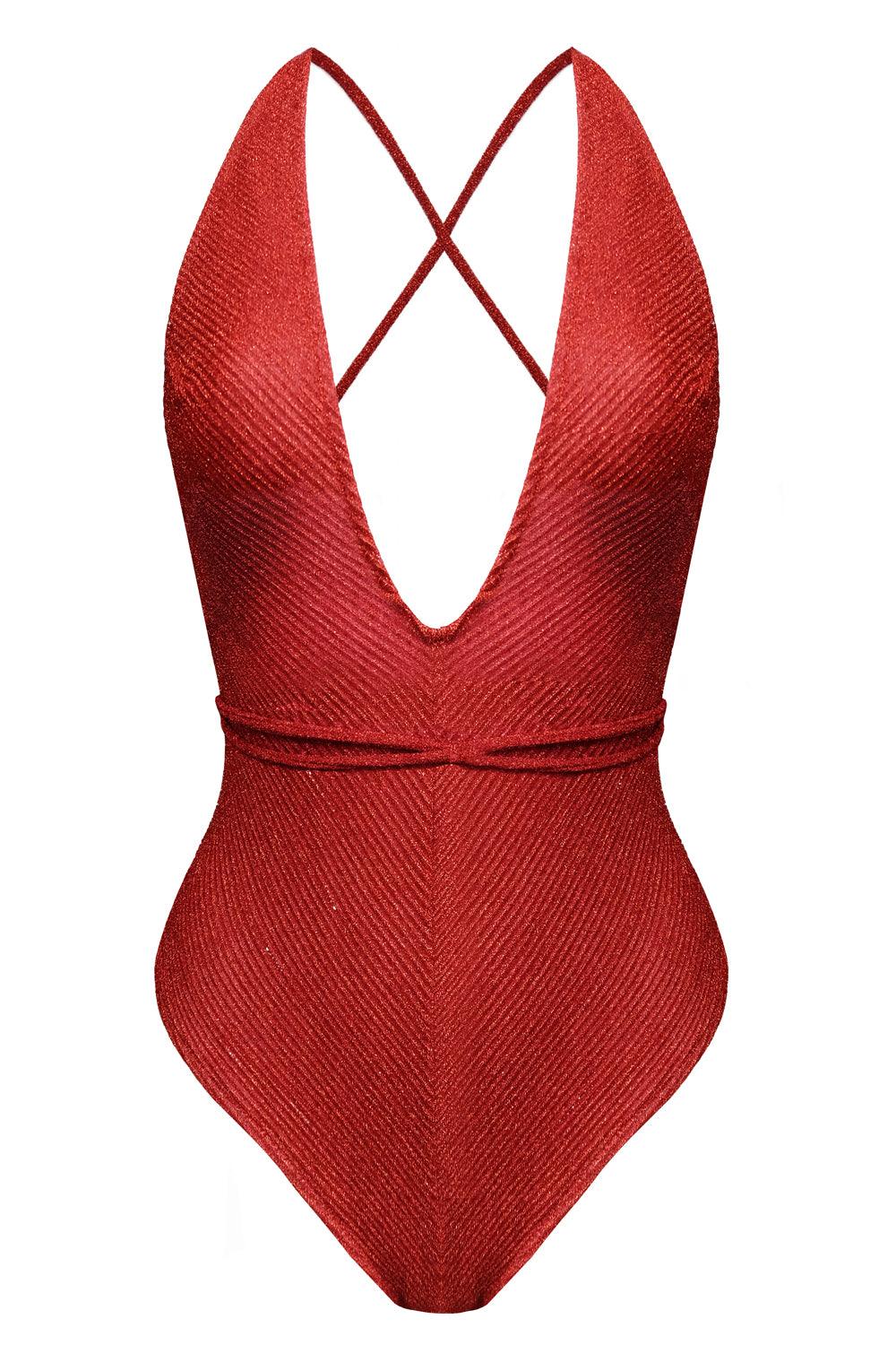 Boney Scarlet swimsuit - One Piece swimsuit by yesUndress. Shop on yesUndress