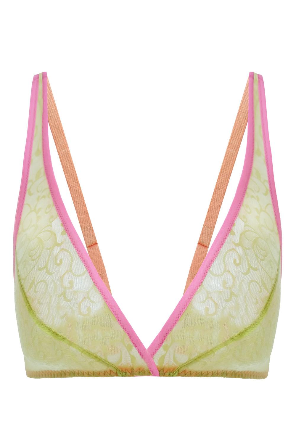 Confetti Greenery soft bra - yesUndress