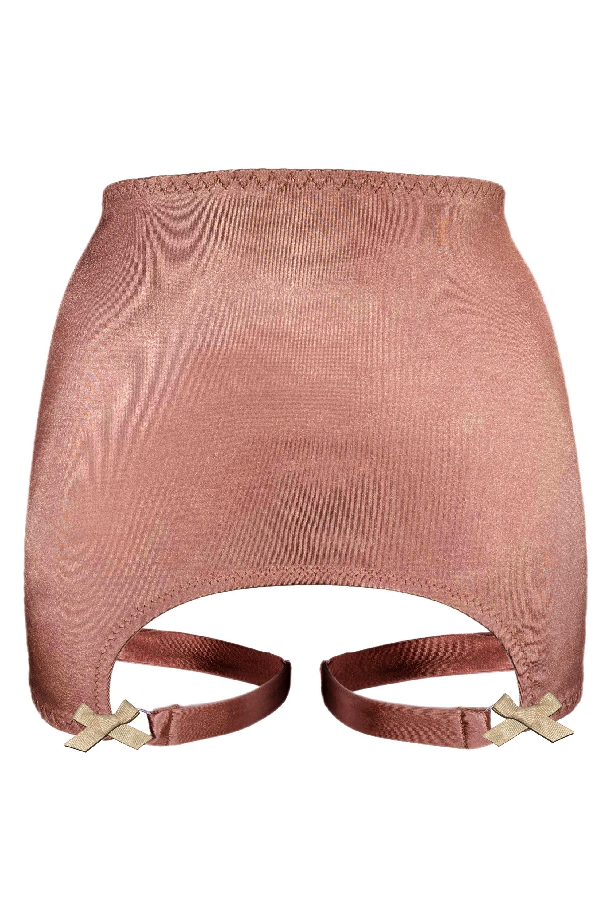 Joli Gloss retro pink none-garter belt - yesUndress