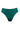 Joli Gloss emerald-black mid-waisted thongs - yesUndress