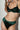 Joli Gloss emerald-black mid-waisted thongs - yesUndress