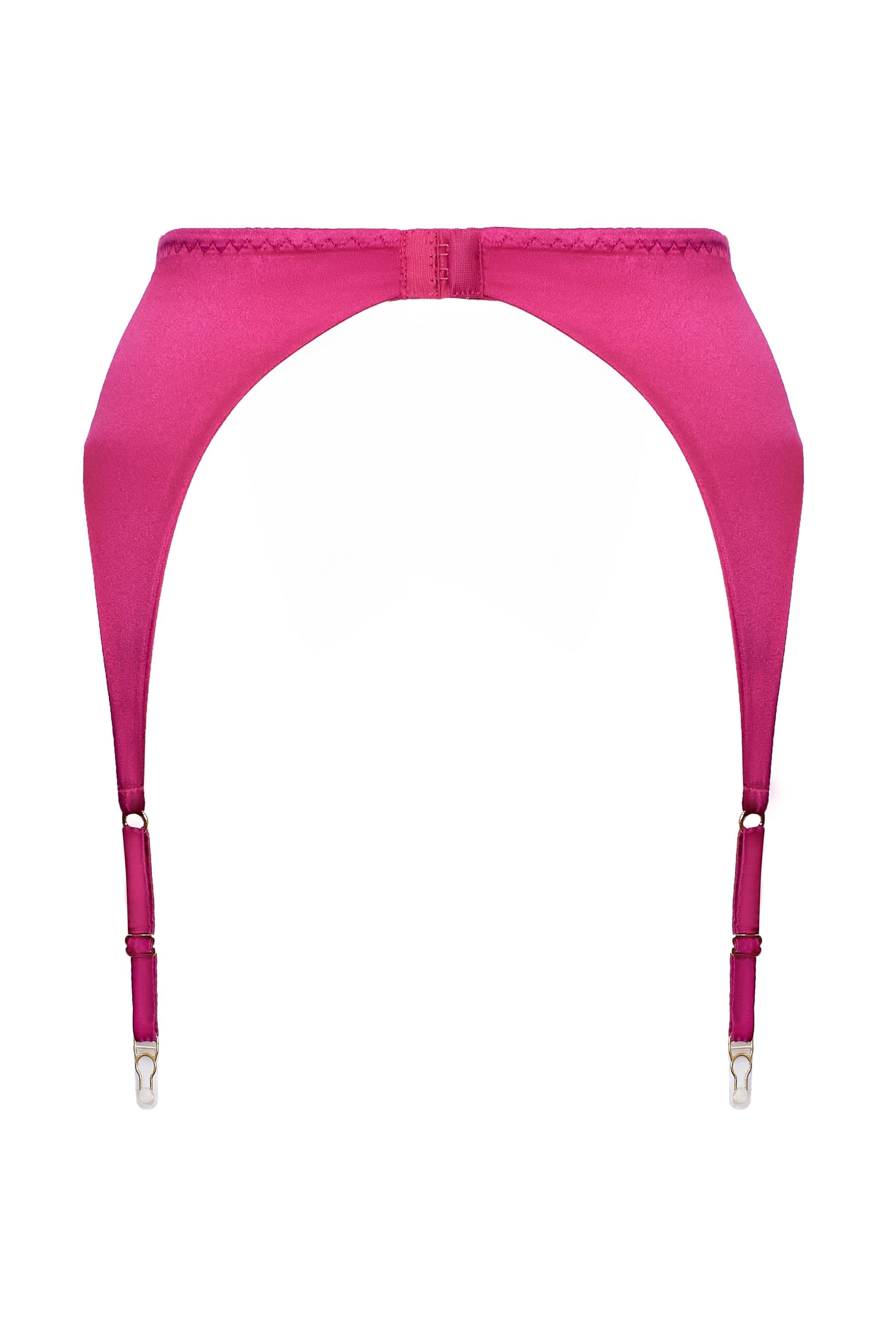 Cymothoe Fuchsia garter belt - yesUndress