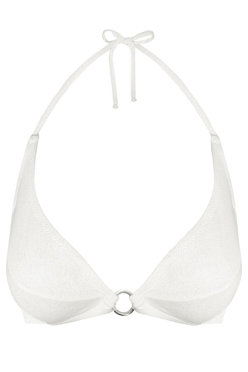 Titaniya Silver Ivory bikini top - Bikini top by yesUndress. Shop on yesUndress