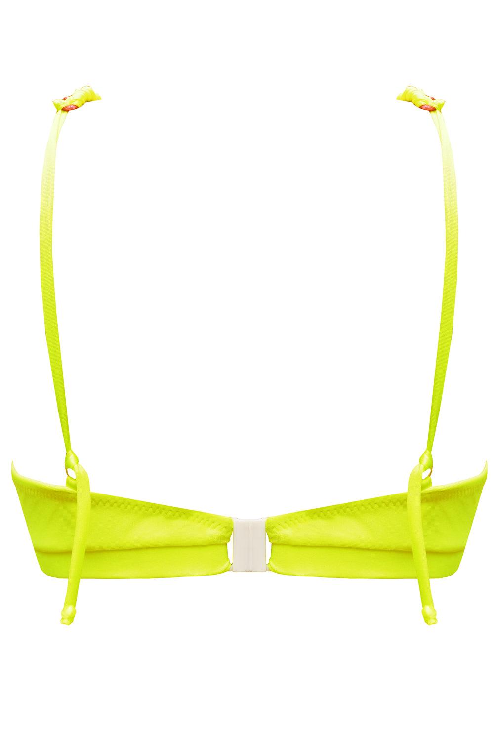 Tonic Chains Yellow bikini top - yesUndress